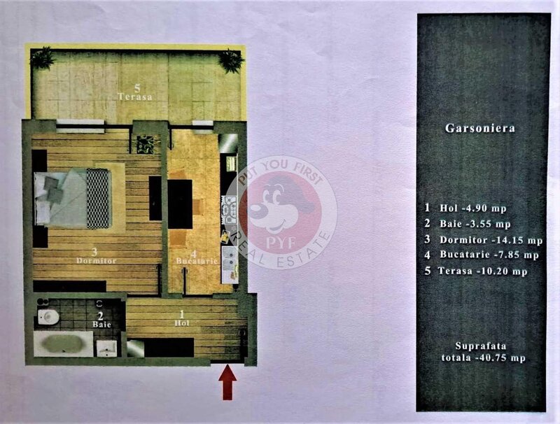 Dream Residence | Garsoniera | Deomandata | 41mp | B11754